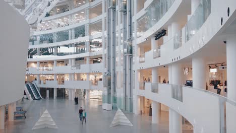 modern shopping mall interior