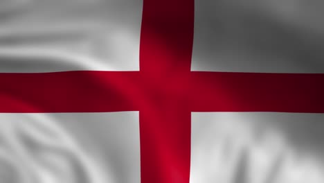 bandera nacional de inglaterra agitando animación de fondo 3d renderizado animación