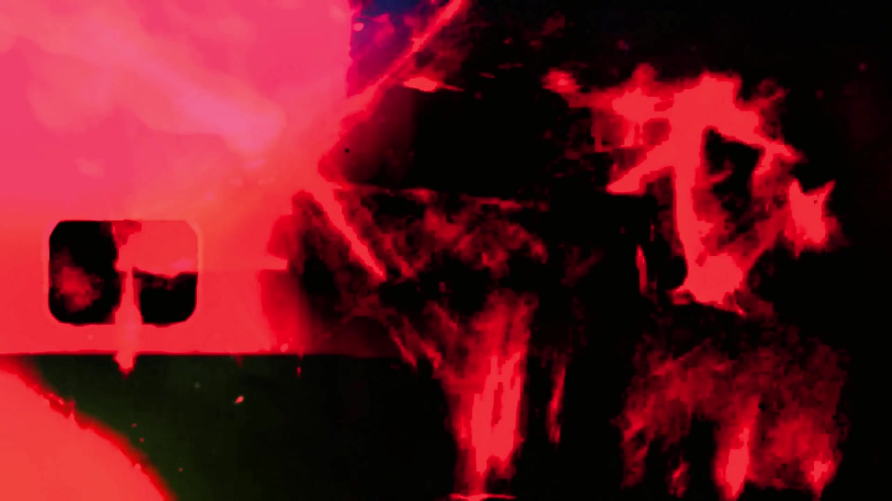 Abstract Red Film Grain and Light Leak Overlay