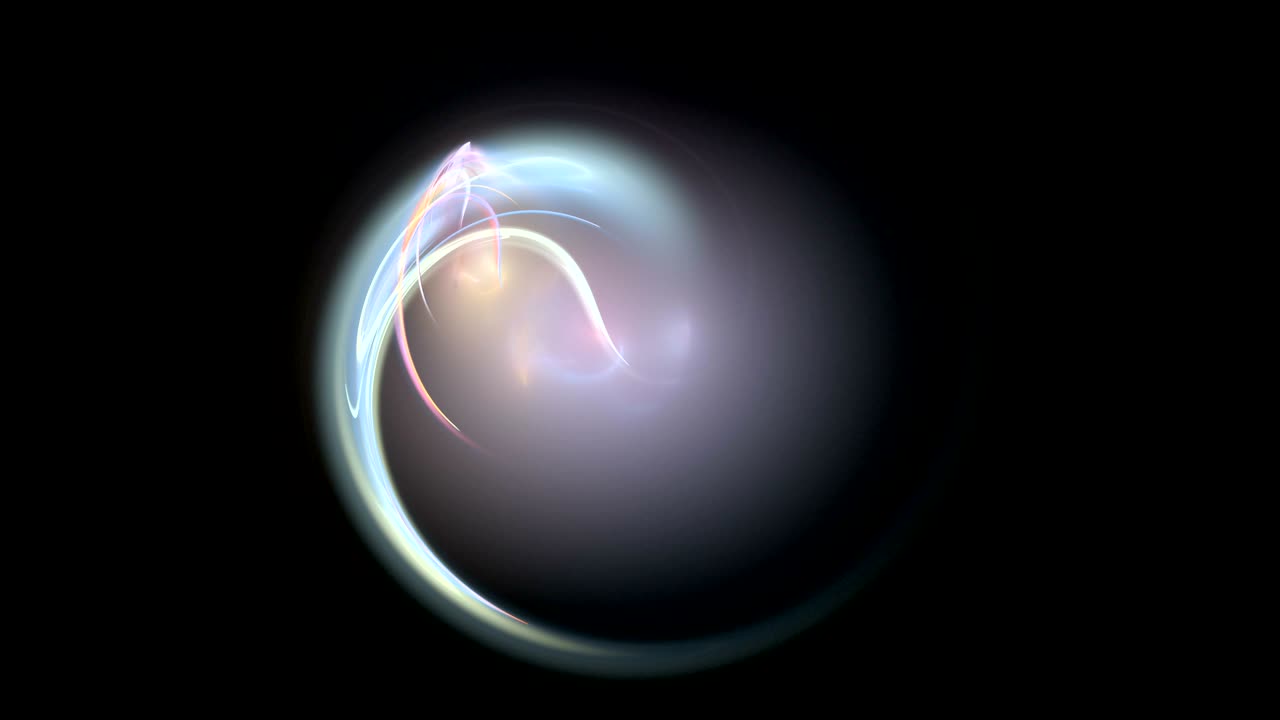 Colorful circle abstract loop motion background