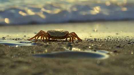 crab on the beach