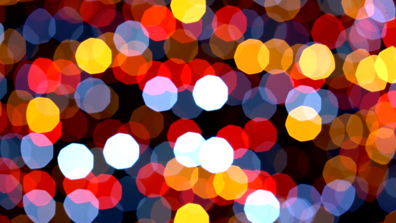 다채로운 불빛 bokeh