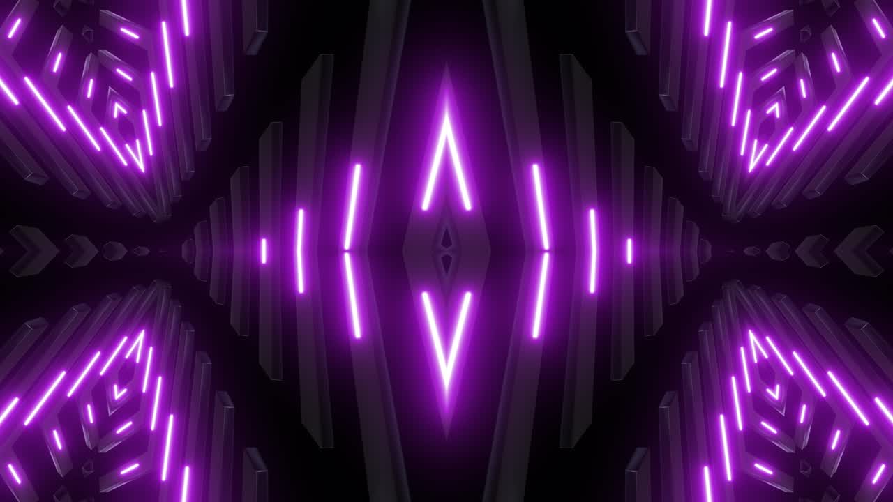 Motivo Geometrico Astratto Viola Neon