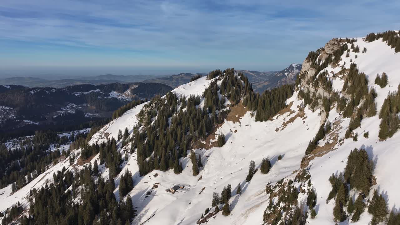 Alpine Serenity in Kanton Glarus, Switzerland - aerial fly-over