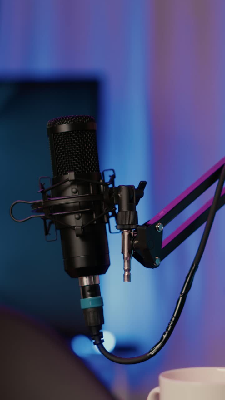 Un microfono professionale per registrare audio