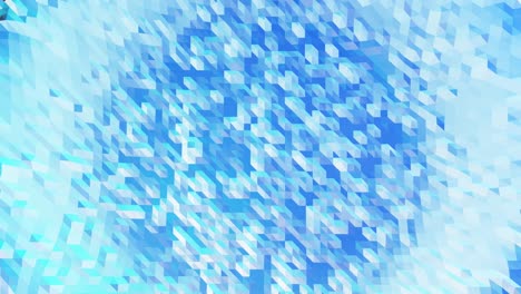 luz creativa elegante abstracto bajo fondo poli en 4k. ondas abstractas se mueven en superficie brillante en bucle. animación suave y sin costuras. simple geometría minimalista bg. colores azules blancos