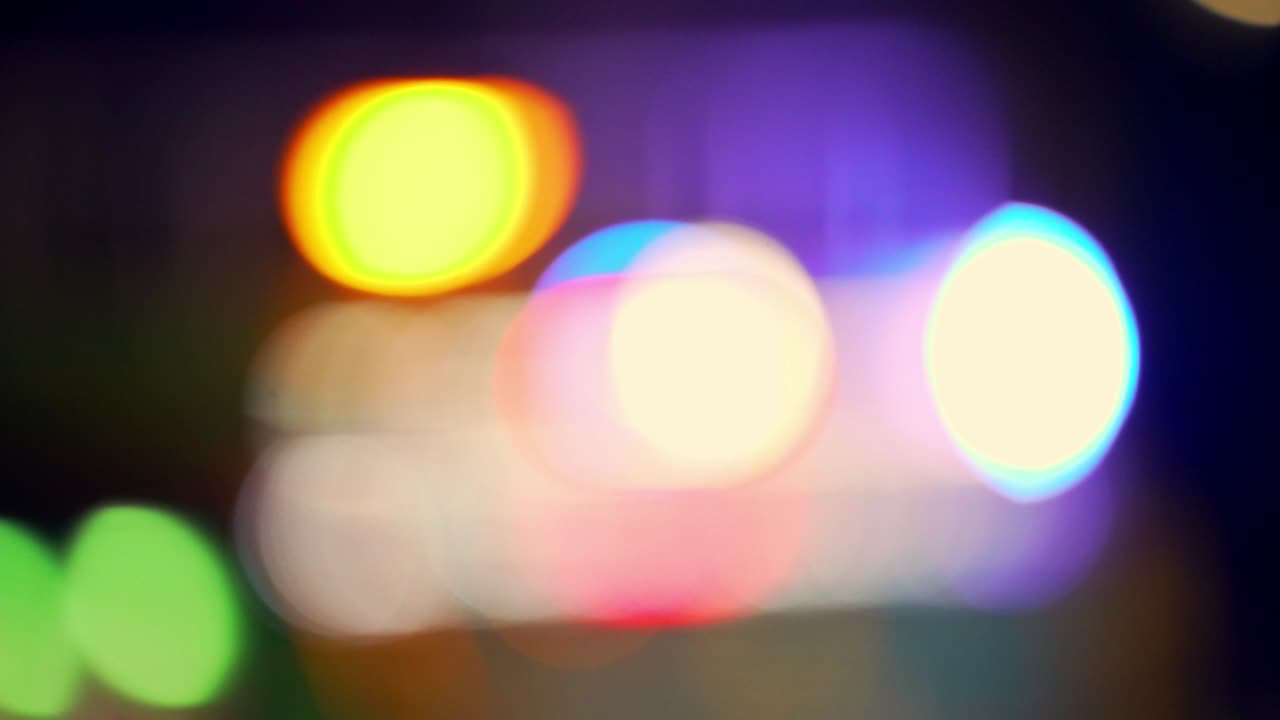 las luces de navidad, fondo multicolor.