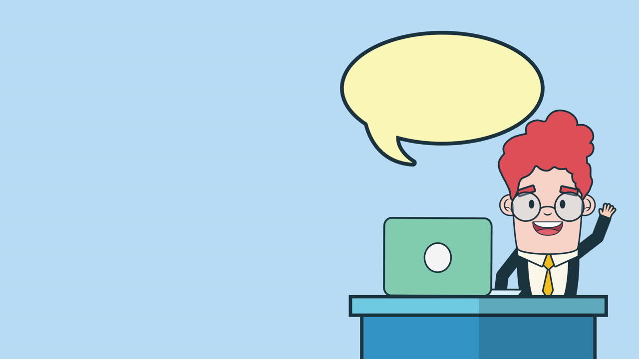 노트북을 가진 우아한 사업가 노동자