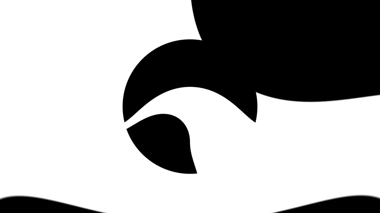 el fondo abstracto del yin y el yang.