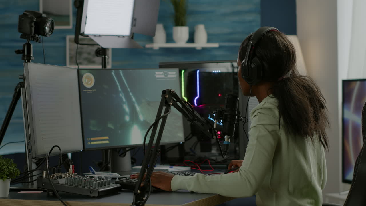 streamer de esport africano entusiasmado después de ganar videojuegos