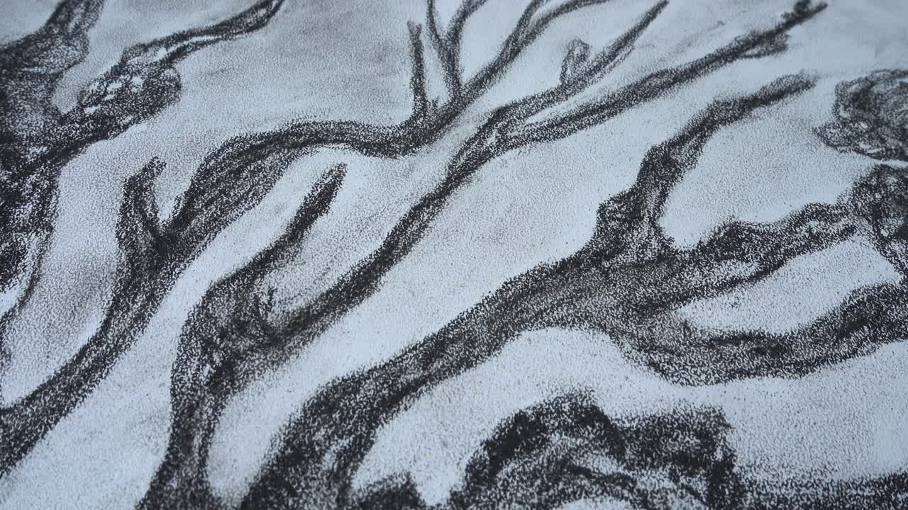 Abstract drawing of a tree