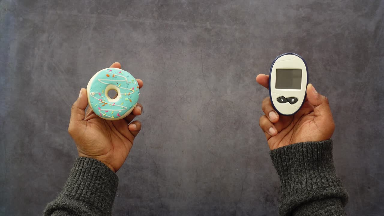 Diabetes and Diet: Donut vs. Glucose Meter