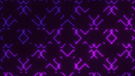 un patrón de zigzag púrpura brillante es espeluznante y misterioso.