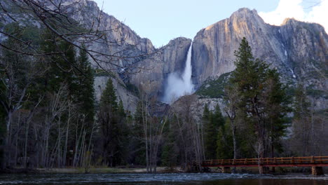 yosemite national park waterfall 4k