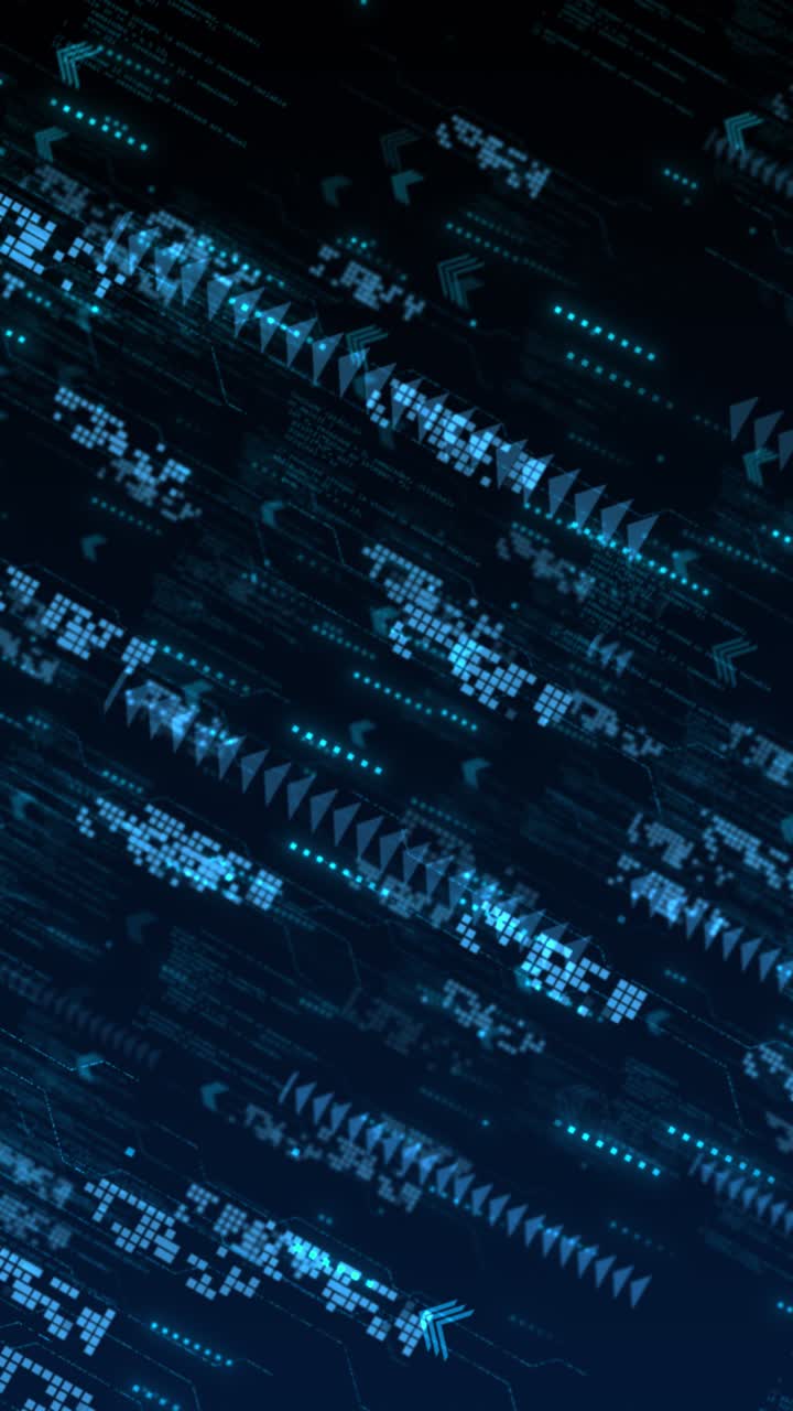 Data sorting abstract digital background big data visualization 4k animation abstract technology