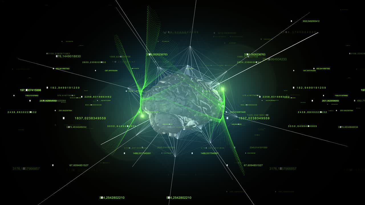 Abstract Brain Background 4K