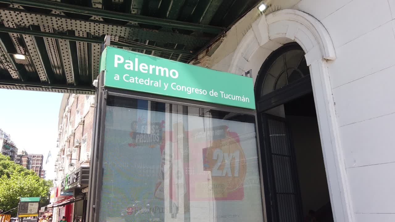 Palermo Subway Station in Buenos Aires, Argentina