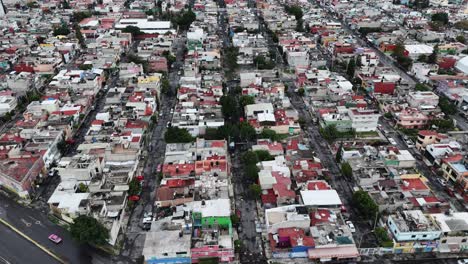 aerial view of a densely populated city in mexico