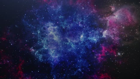 nebulosa colorida en el espacio, fondo espacial