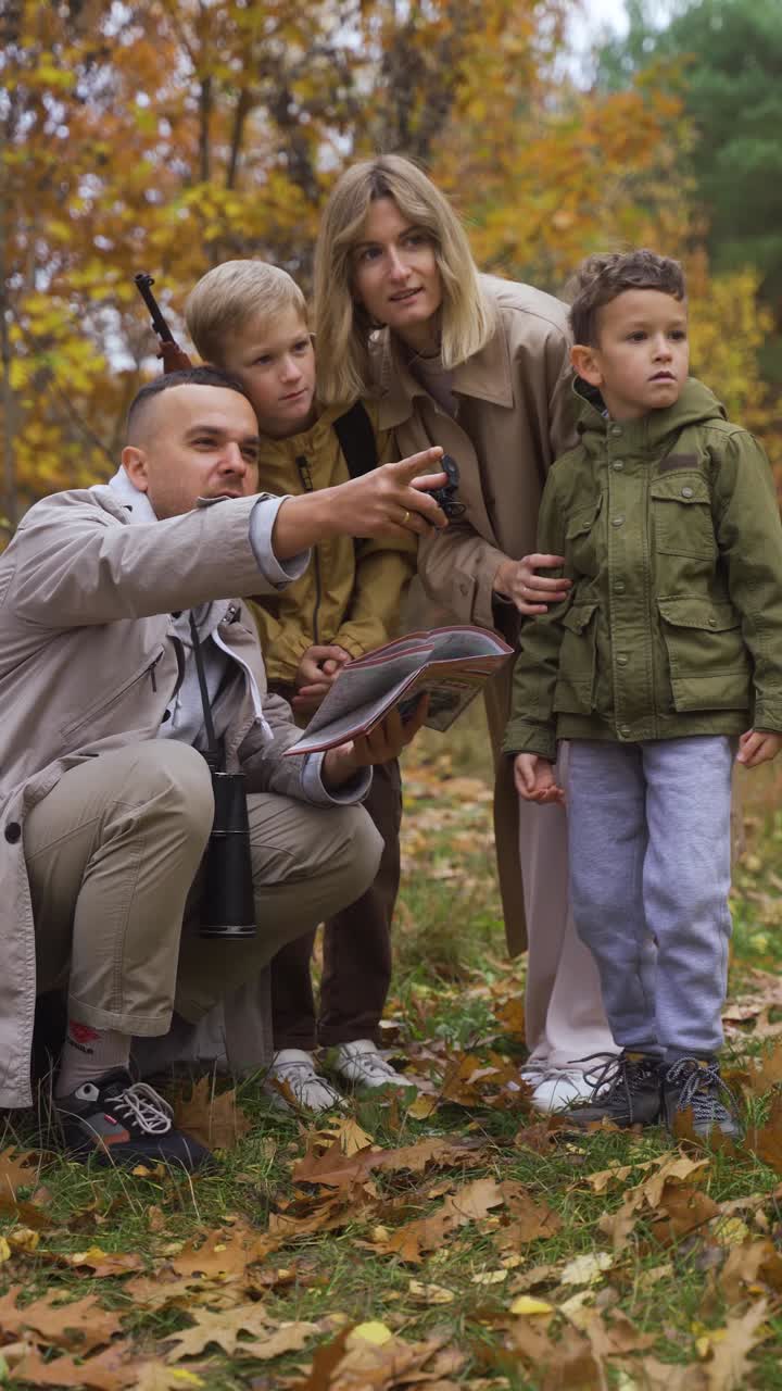 familia juntos al aire libre