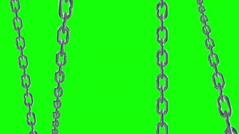 metal chain link connection loop animation