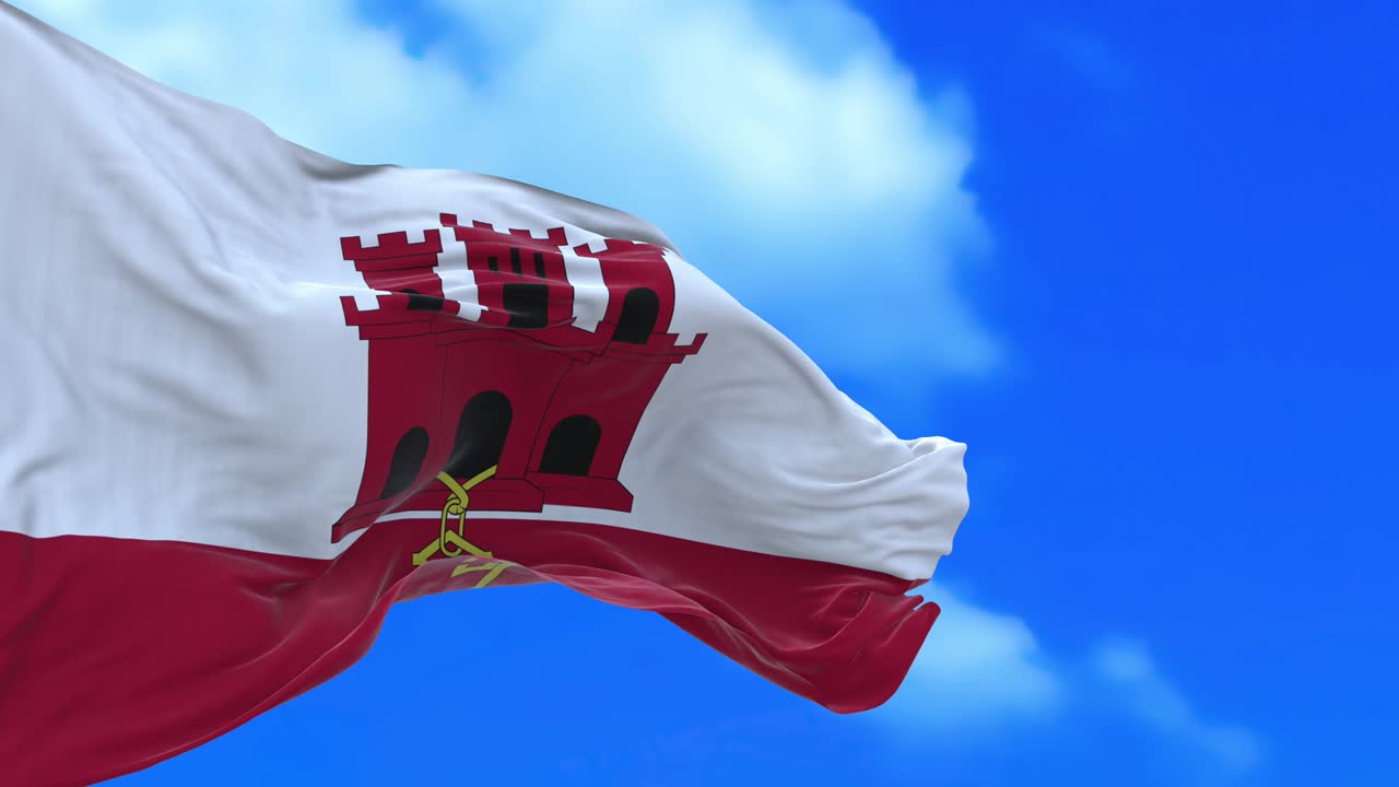 지브롤터 발의 끊임없는 루프.