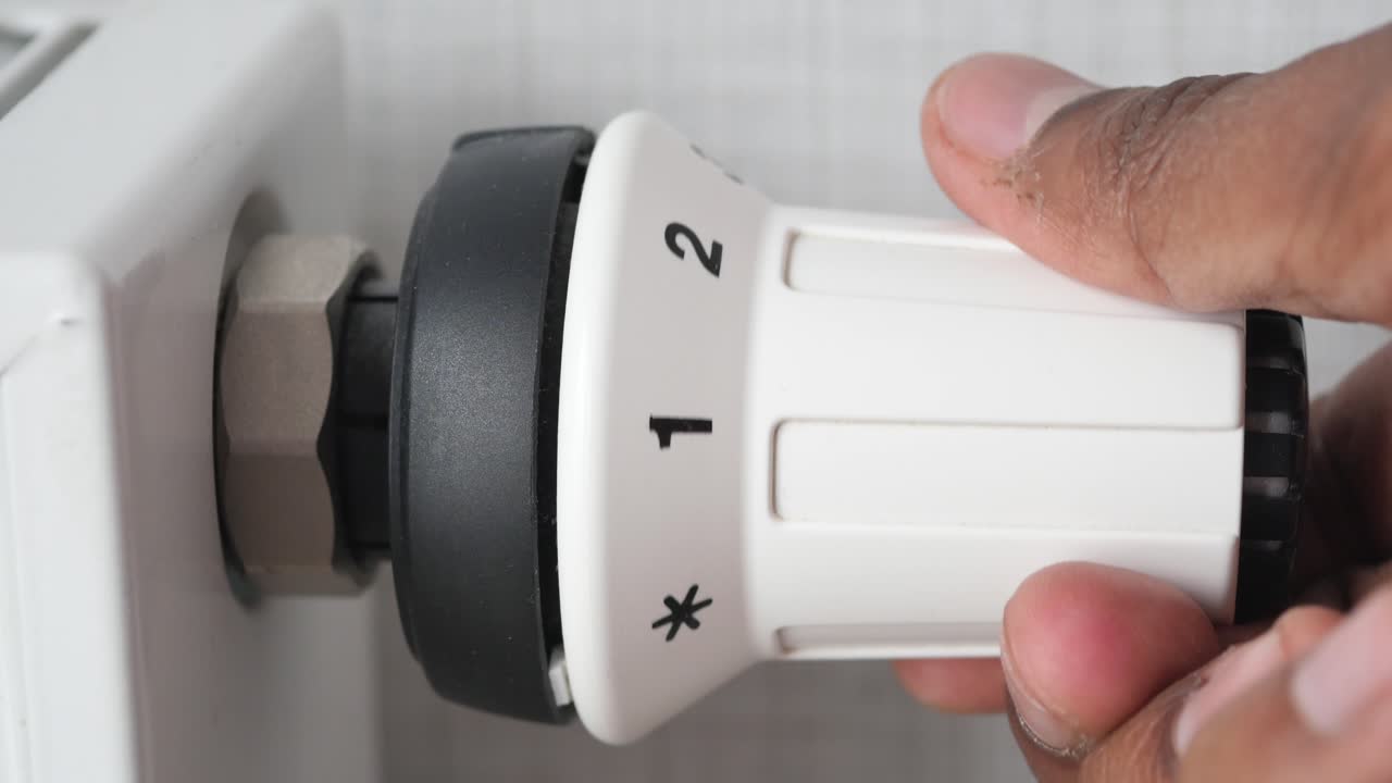 ajuste del termostato del radiador