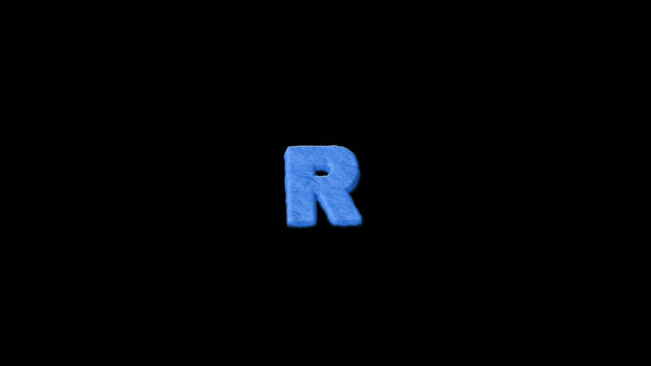 Letter R On Alpha