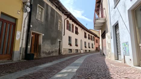 a walk through charming, narrow italian streets