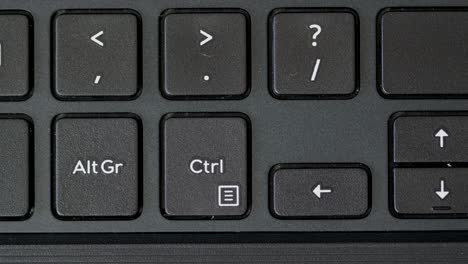 Top-View-Finger-Pushing-Alt-Gr-and-Ctrl-Keyboard-Buttons