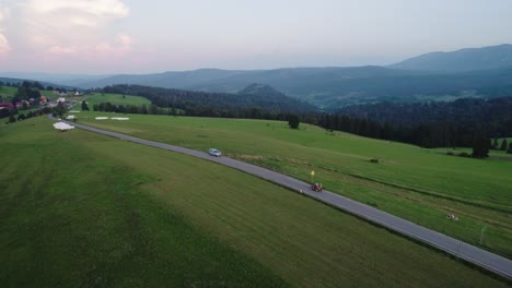 Amazing-Aerial-View-of-Quad-Biker-and-High-Mountains