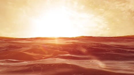 ocean at sunset
