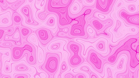 fondo abstracto rosa y blanco con formas redondas morphing. imágenes geométricas con efecto ondulación abstracta. patrón de diseño de movimiento, animación de bucle sin costuras.