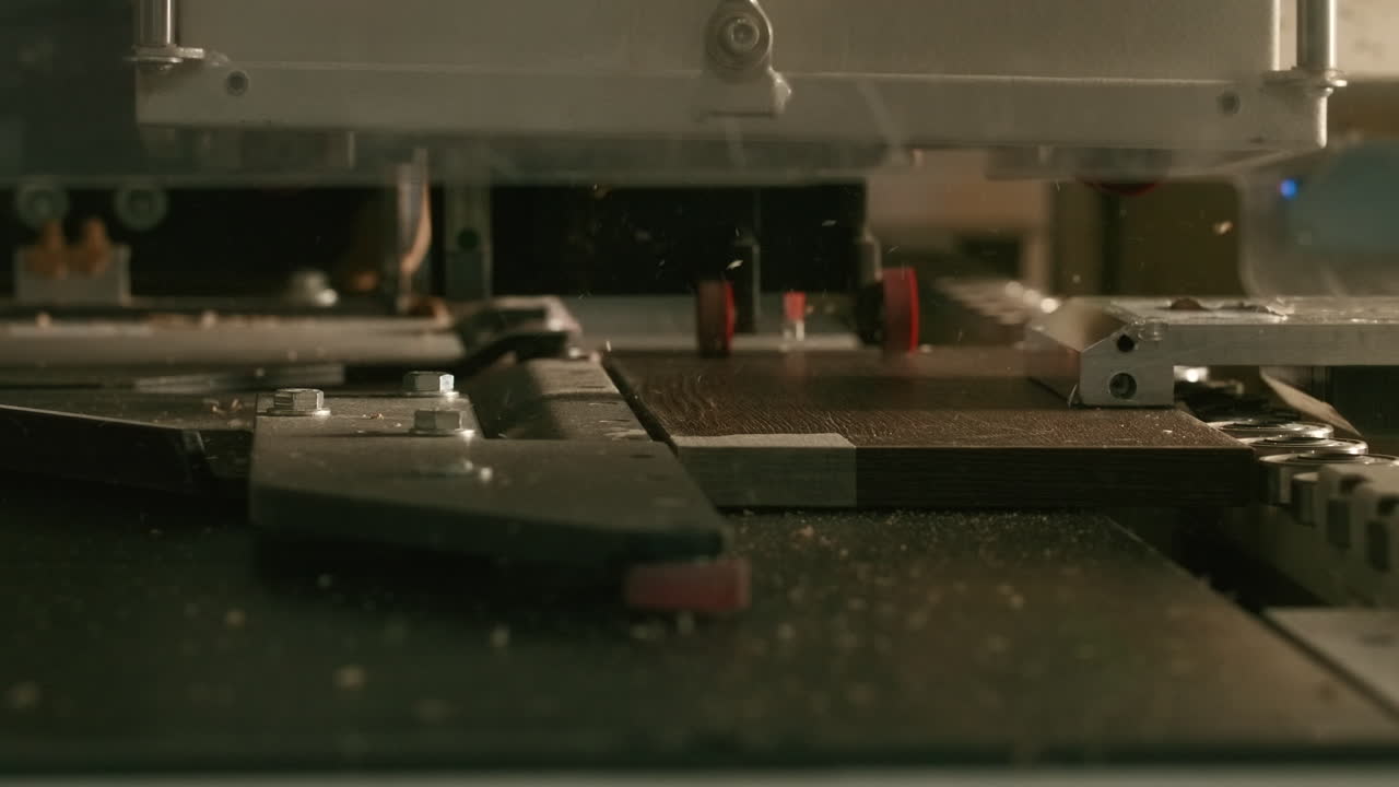 Automated Wood Panel Processing Machine