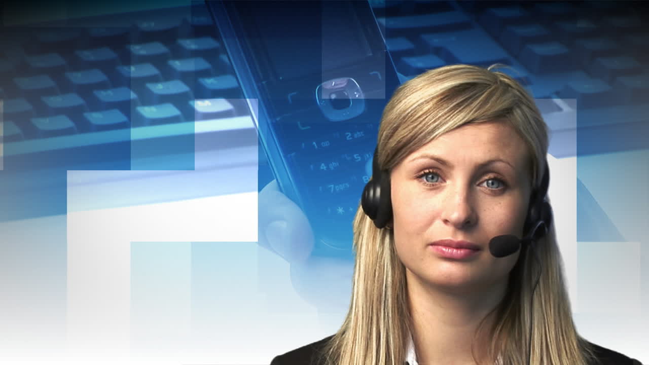 mujer atractiva con auriculares