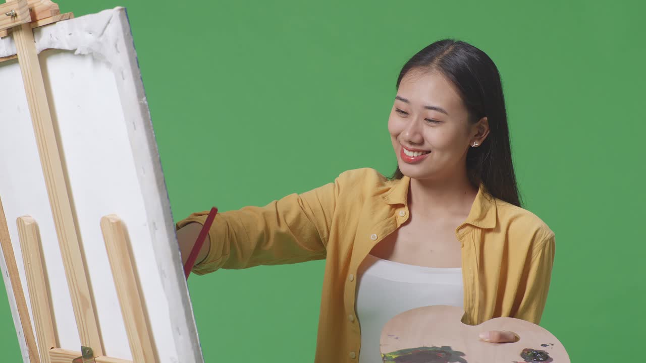 기둥 위 에 있는 여자 그림