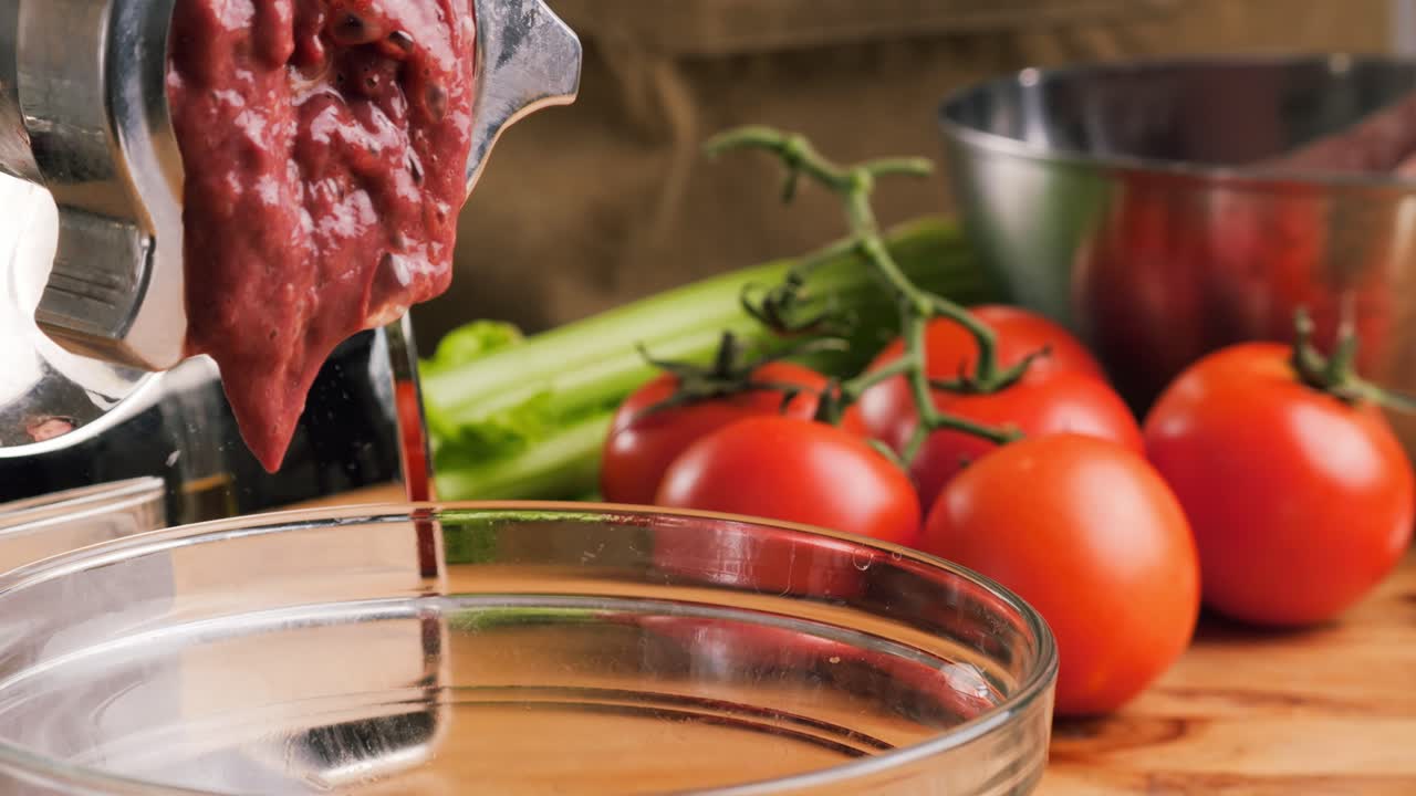 Preparing Minced Liver with Vegetables