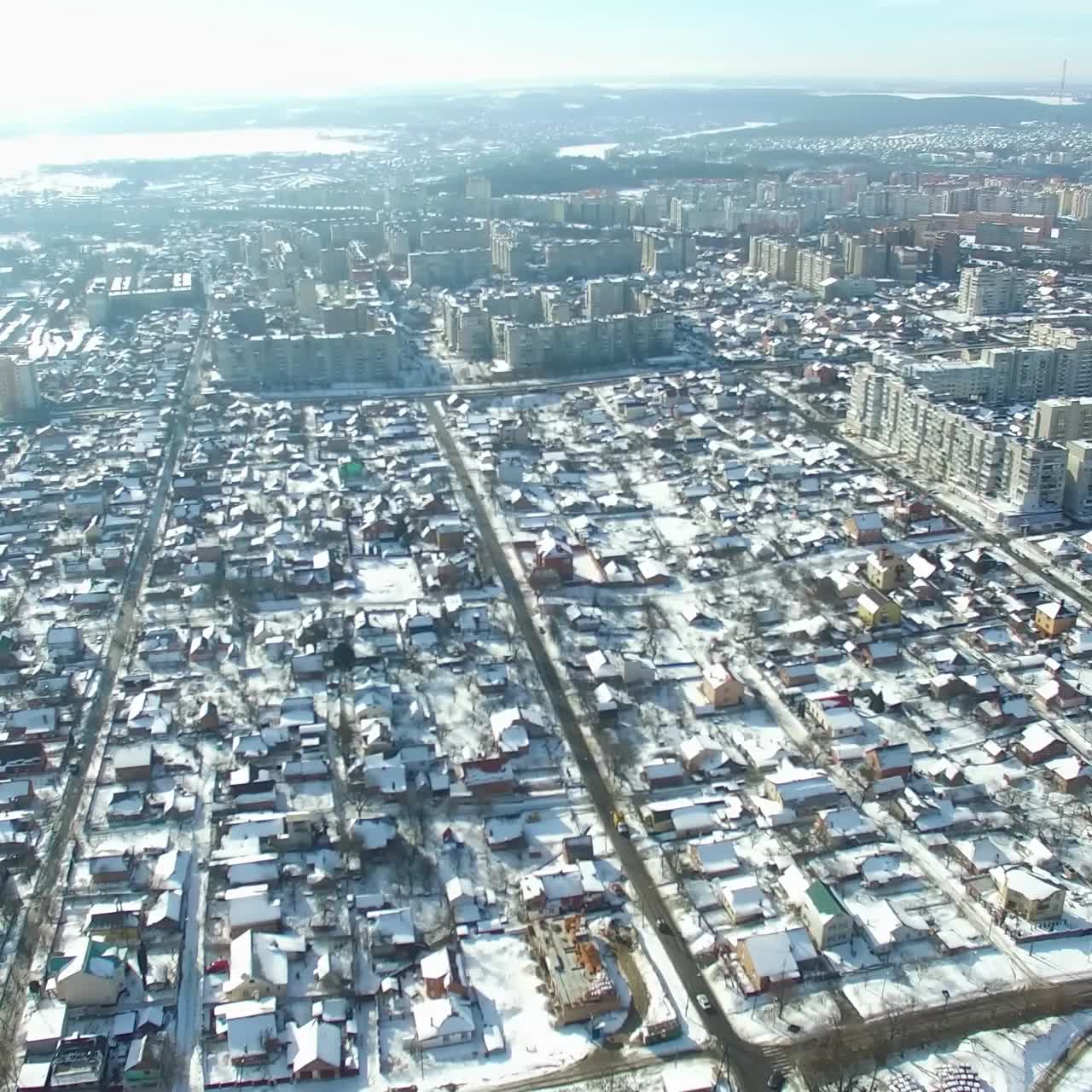 Buildings construction in winter