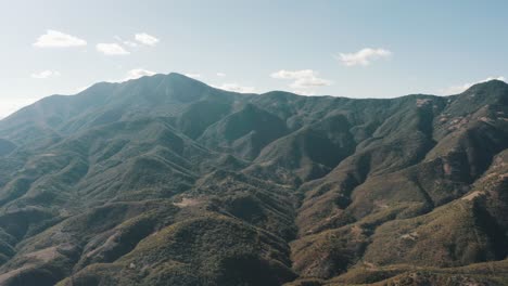 aerial view of mountains in mexico