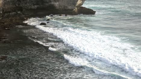 pura luhur uluwatu. bali indonesia, the panoramic view in time sunset