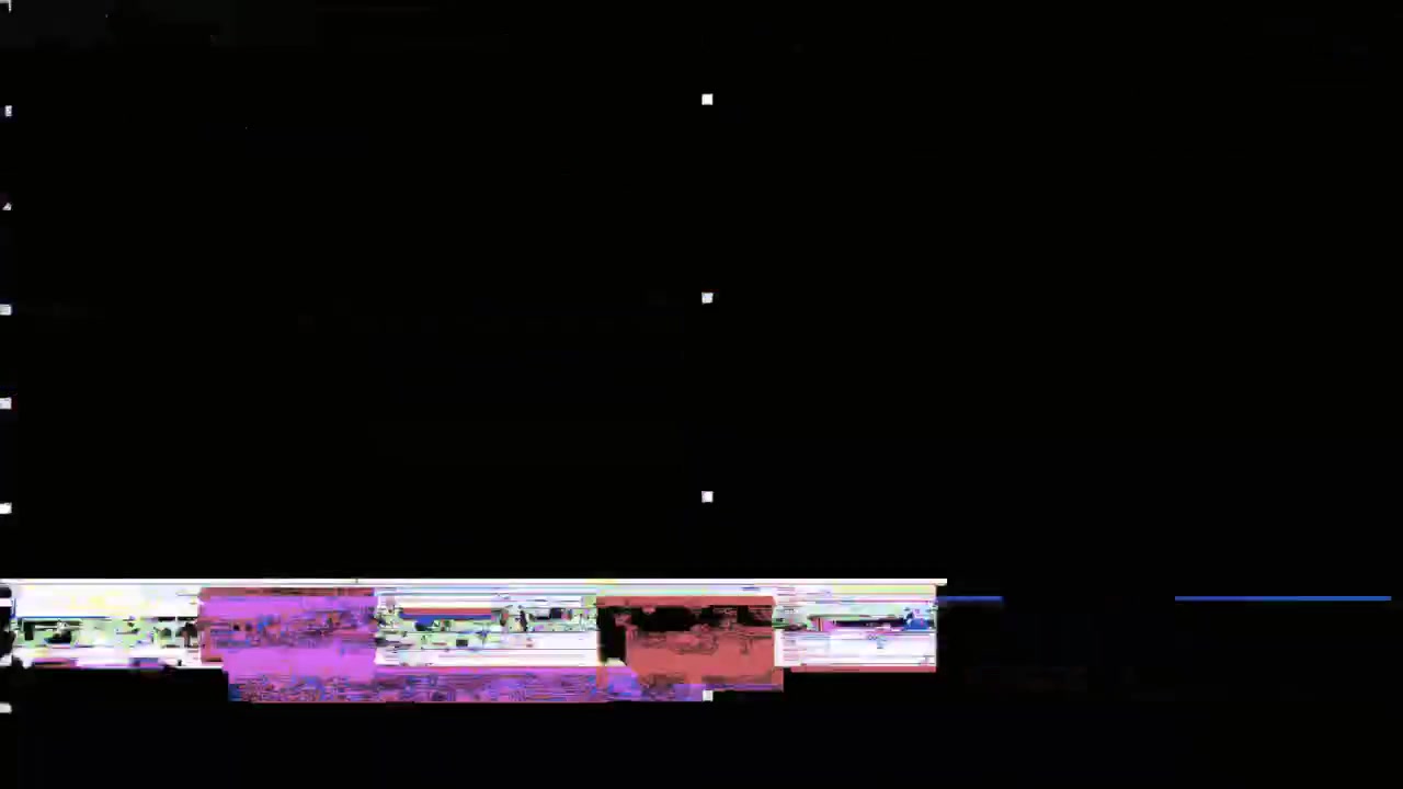 Effetto Glitch Digitale e Interferenza del Segnale Video