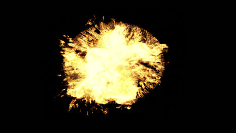 circular fire explosion