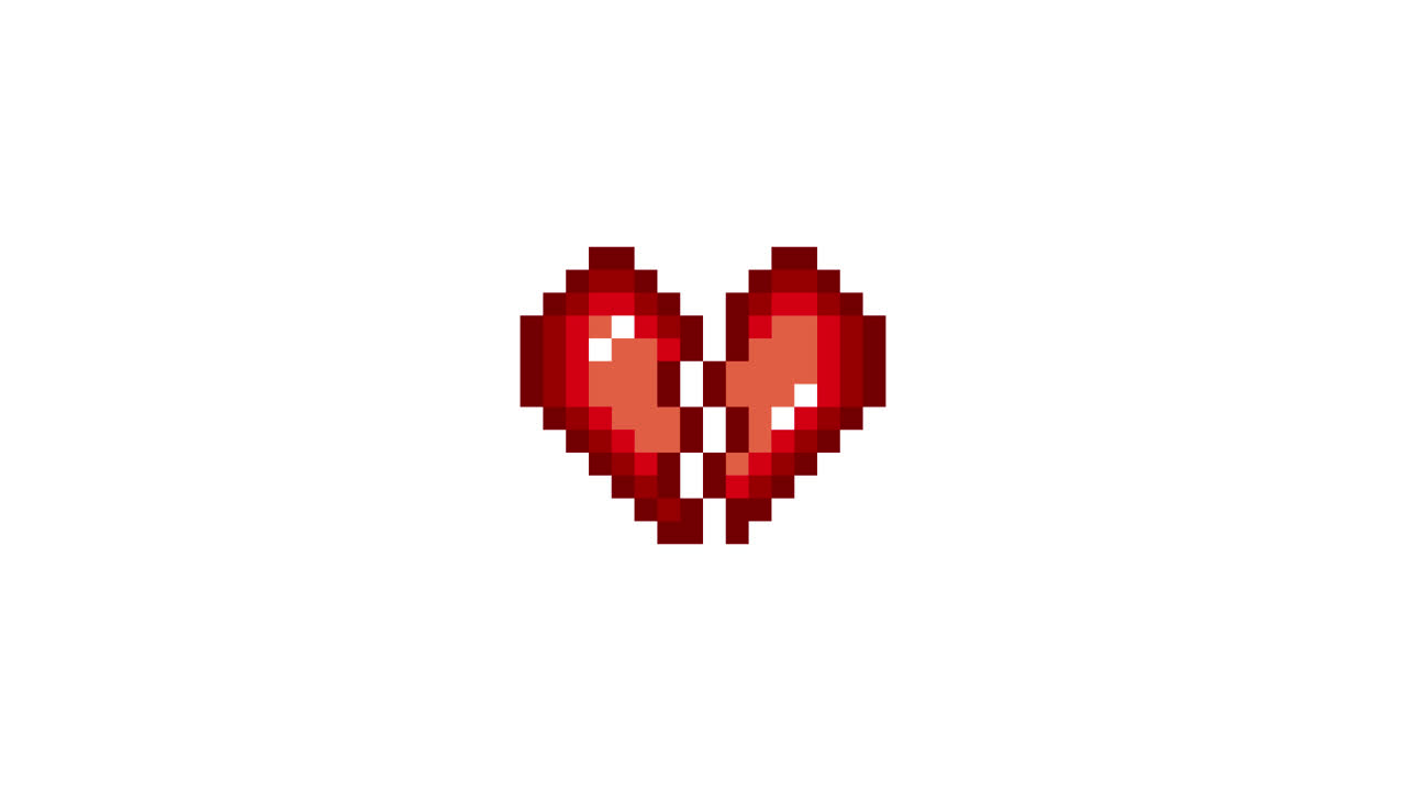Pixel Art Mini Broken heart Icon Looping Animation (4).mov