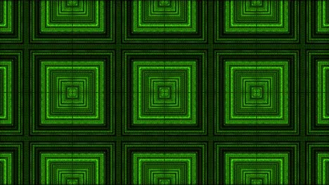 patrón de color verde diseño gótico animación gráficos de movimiento