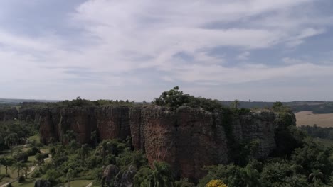 landscape brazil countryside sandstone rock formation