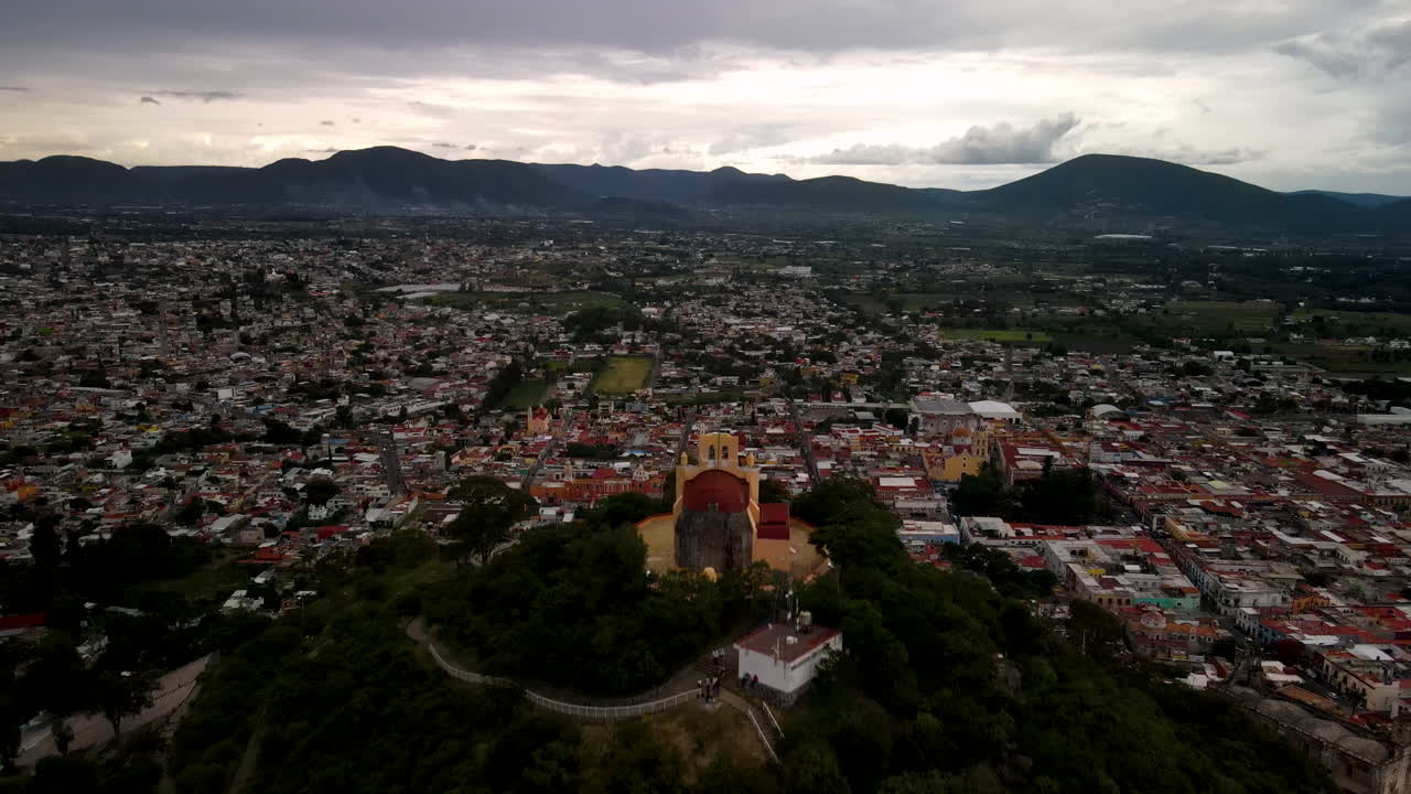 vista del sitio del patrimonio mundial de la unesco monasterio del siglo xvi en puebla méxico