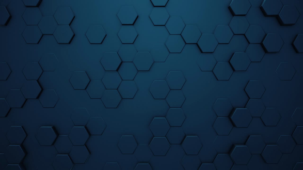 fondo de patrón hexagonal azul oscuro