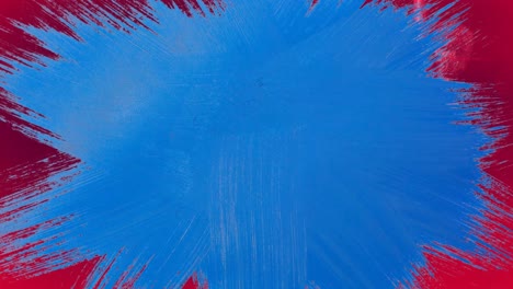 animation of red flame on blue background