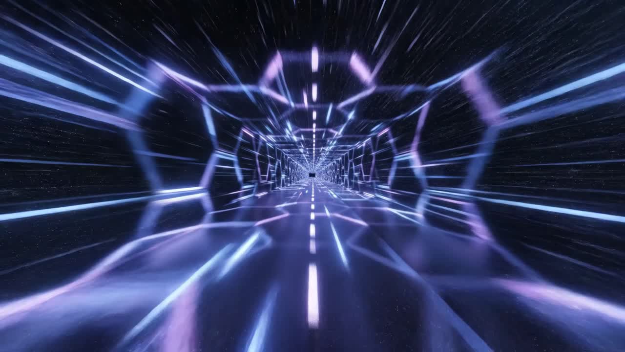 Futuristic Tunnel of Light
