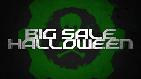 Halloween-Big-Sale-with-skull-and-toxic-sign-on-grunge-texture